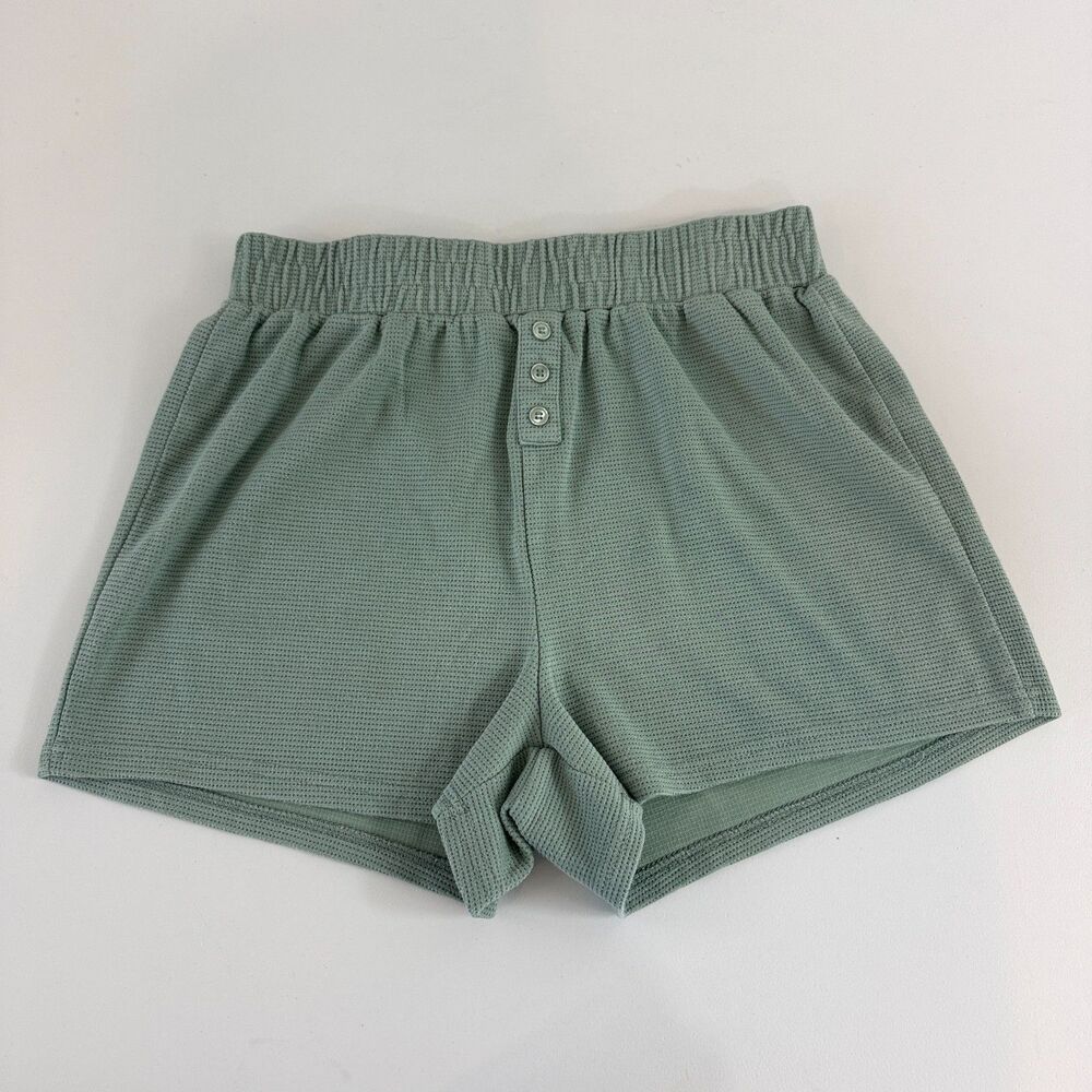 Happily Grey Women's Green Modal Blend Pajama Lounge Shorts Size S Small